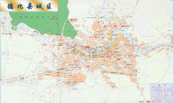 德化县城区地图