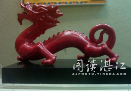 我市博物馆展出石湾生肖龙陶塑及龙文化