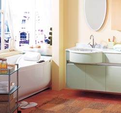 卫浴间中再造温馨居家生活