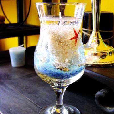 烛杯里的海底世界情结。