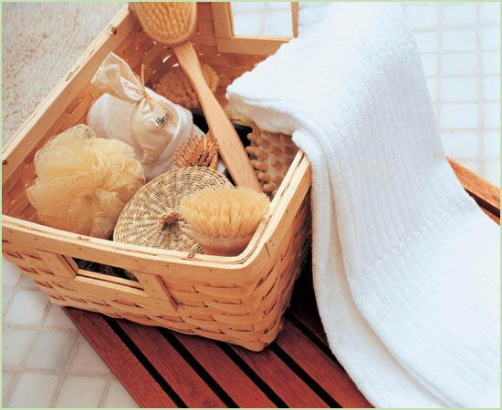 草绿:彰显自然浴室空间