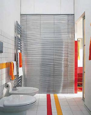 巧用垂帘打造家中神秘卫浴间