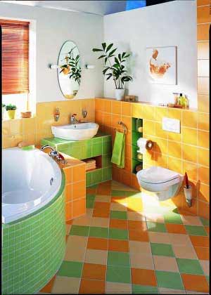 用来隐藏管道的假墙可以做出不同造型和储物空间