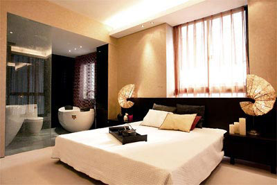 大胆前卫的开放式卫浴