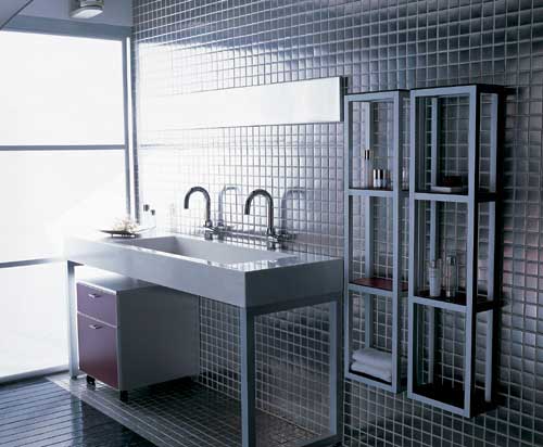 卫浴主题墙 浴室里的品质生活