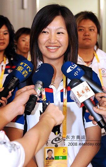 图片说明:“漂亮宝贝”赖圣蓉出任中华台北队棋手。摄影:曹子琛