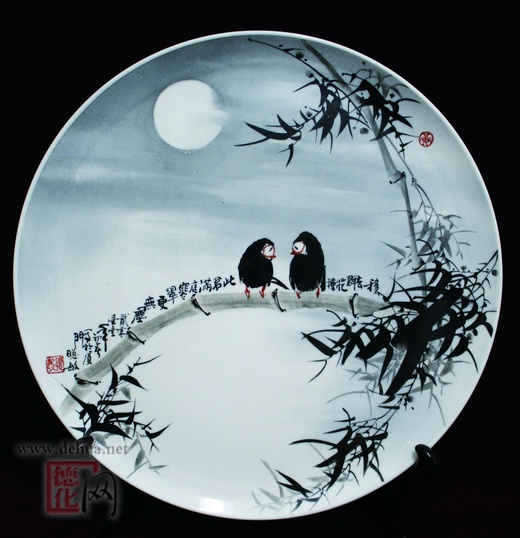 满庭寒翠更无尘---黄聪敏:特立独行的瓷画艺术家