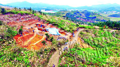 永春辽田尖山考古山头