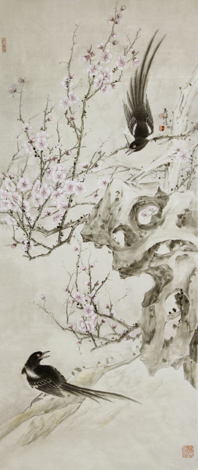 傅义坤作品宣纸国画