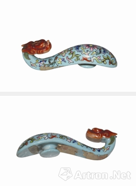 清代瓷带钩上的把玩观赏元素